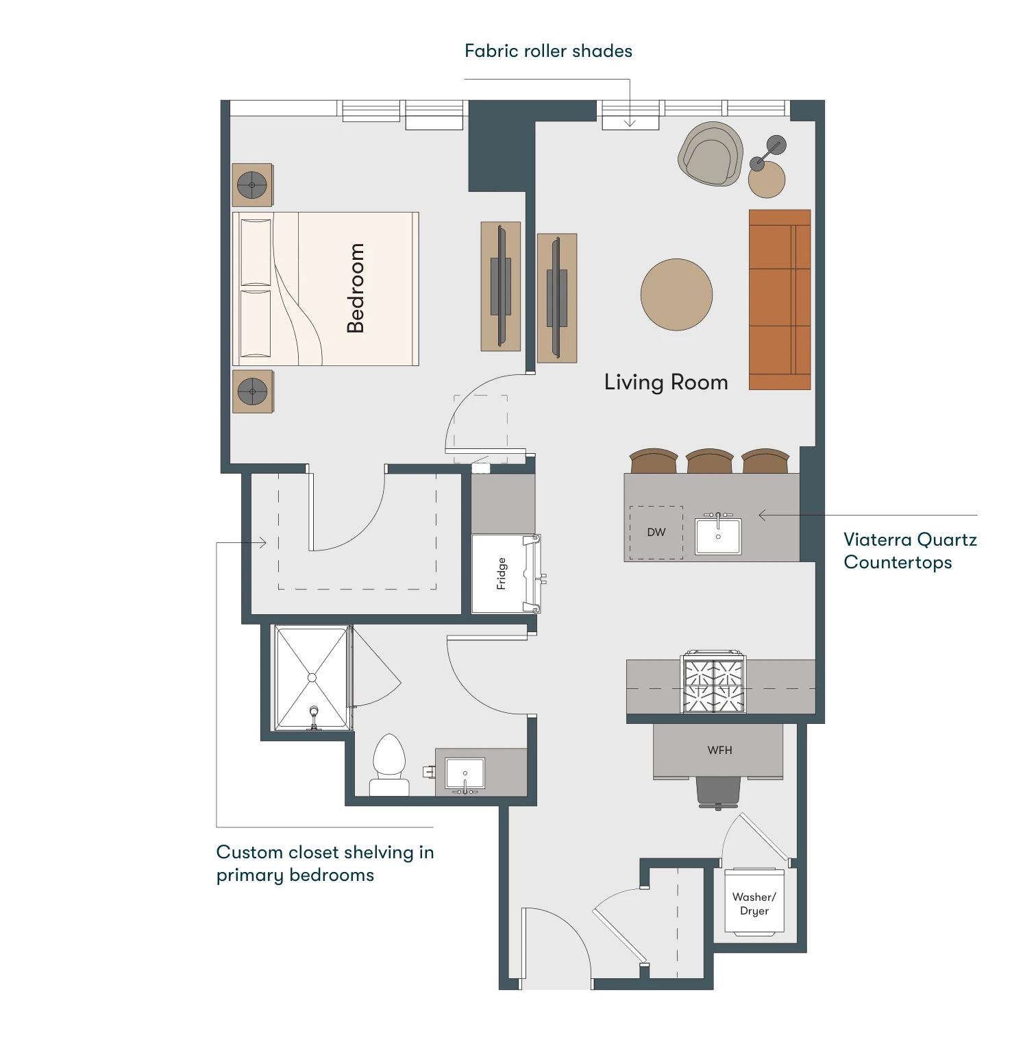 Unit 906 floor plan