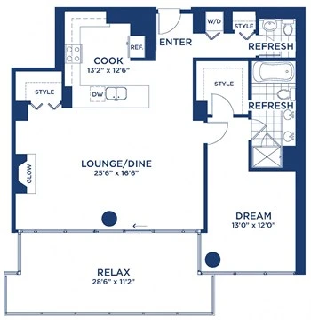 Unit 2706 floor plan