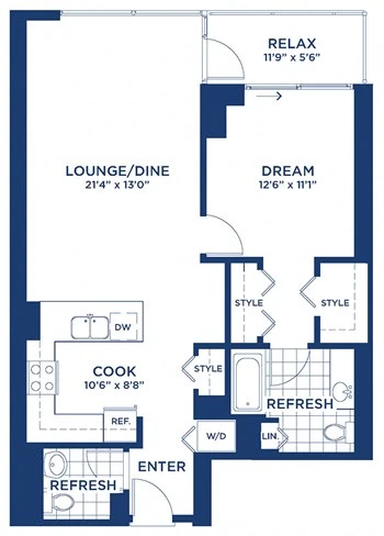 Unit 511 floor plan