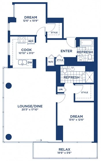 Unit 804 floor plan
