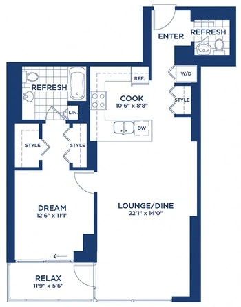 Unit 1508 floor plan