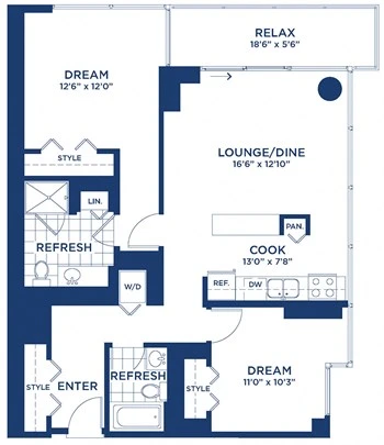 Unit 810 floor plan
