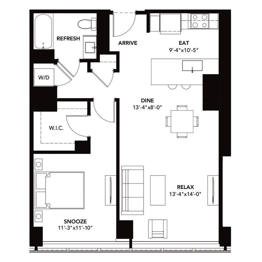 Unit 3209 floor plan