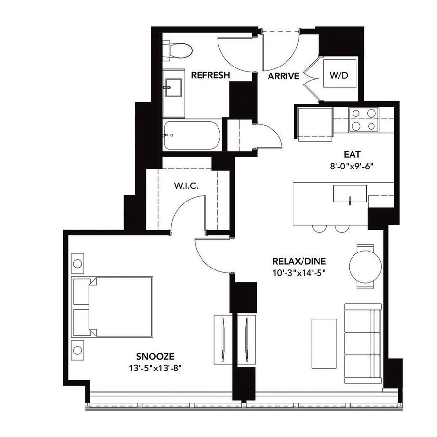 Unit 1003 floor plan