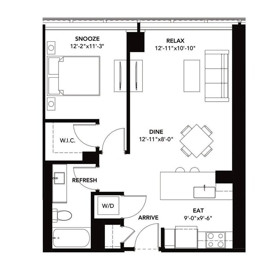 Unit 0912 floor plan