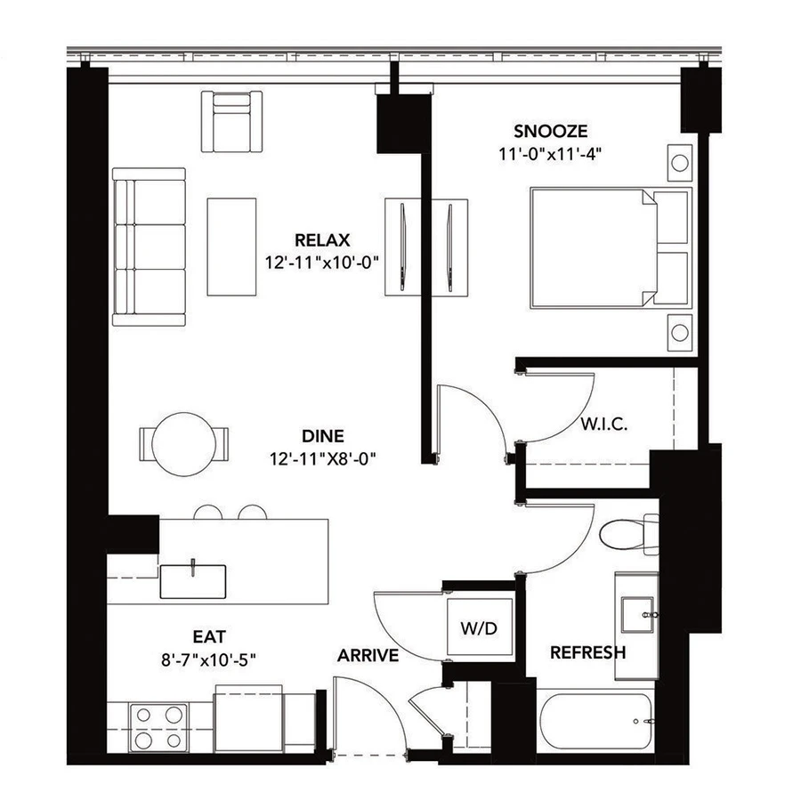 Unit 3210 floor plan