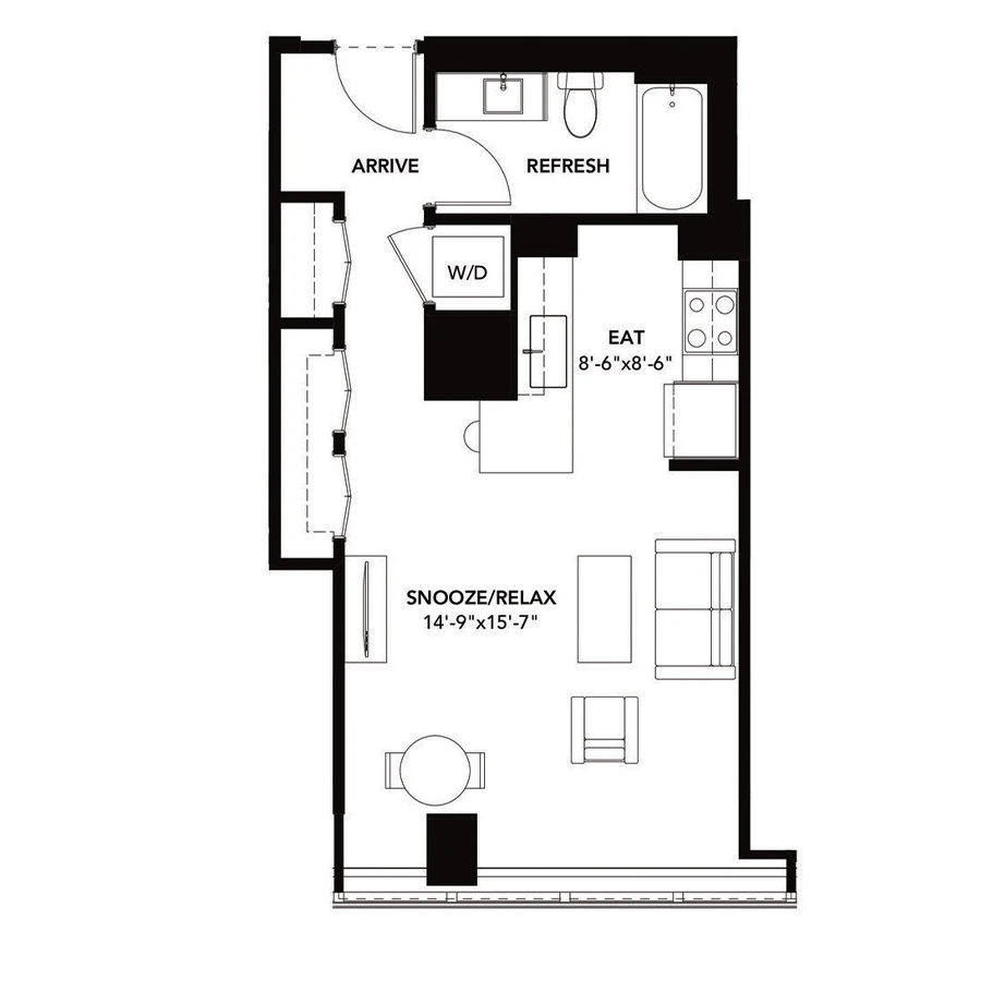 Unit 1313 floor plan