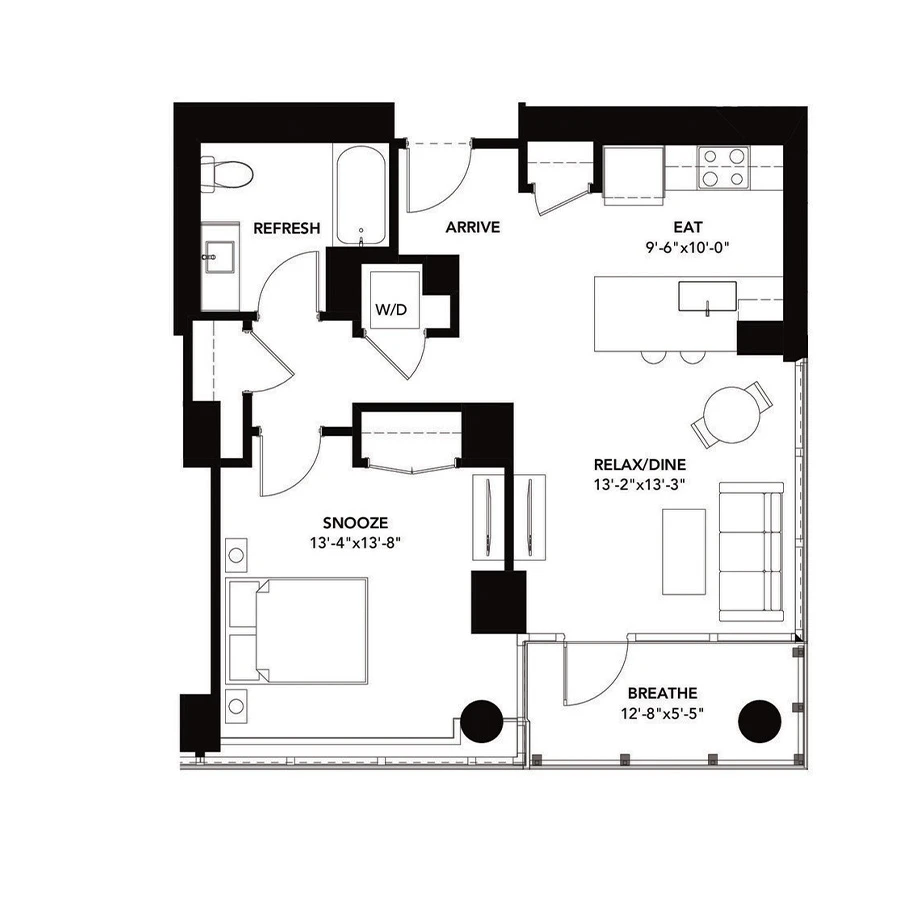 Unit 1109 floor plan