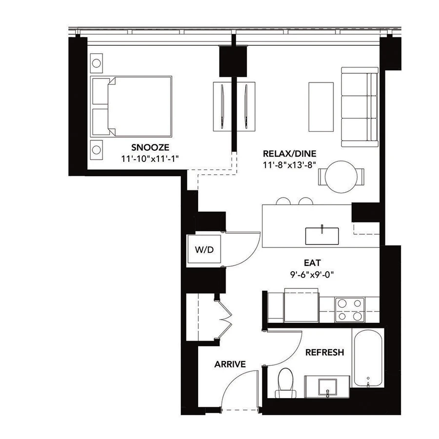 Unit 0404 floor plan