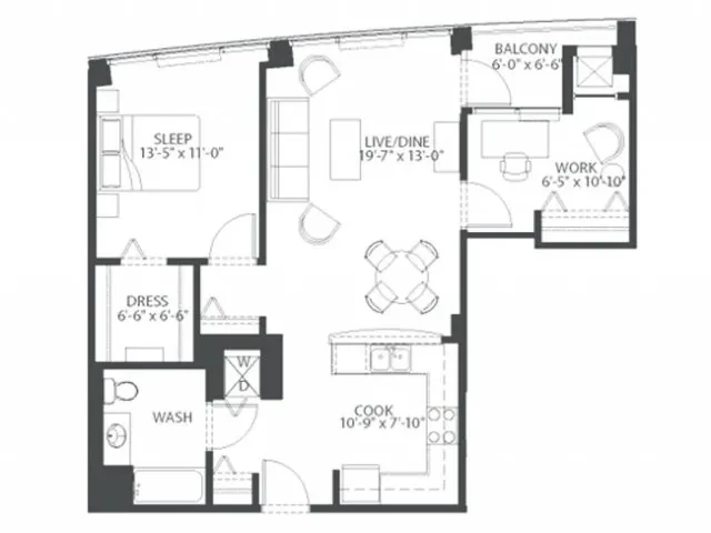 Unit 1208 floor plan