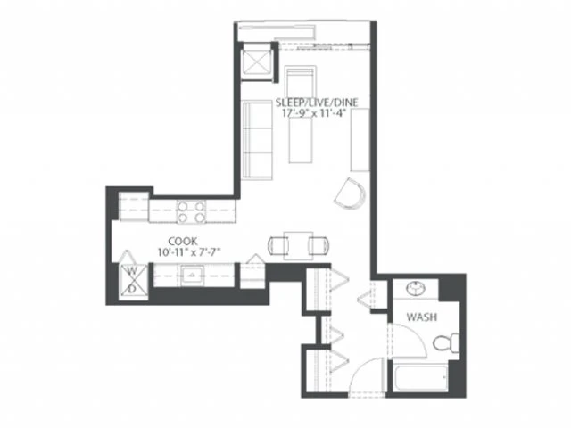 Unit 815 floor plan