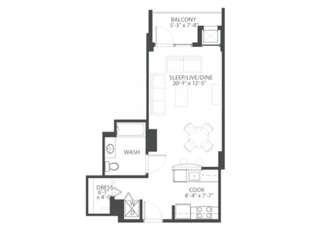 Unit 303 floor plan