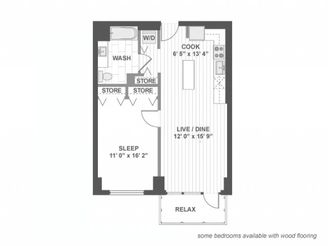Unit 202 floor plan