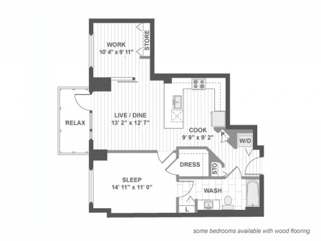 Unit 613 floor plan