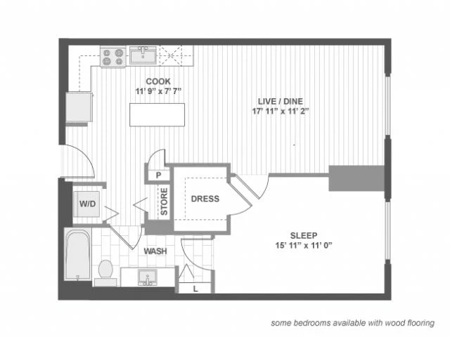 Unit 206 floor plan