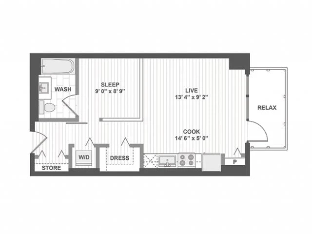 Unit 805 floor plan