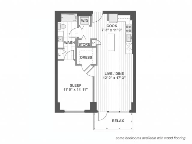 Unit 517 floor plan