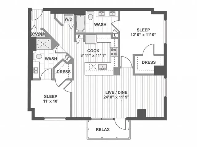 Unit 920 floor plan