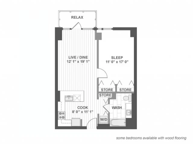 Unit 511 floor plan