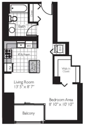 Unit S-0616 floor plan