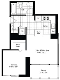 Unit T-4504 floor plan