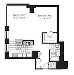Unit S-0317 floor plan