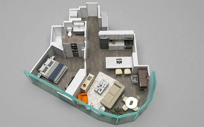 Unit 903 floor plan