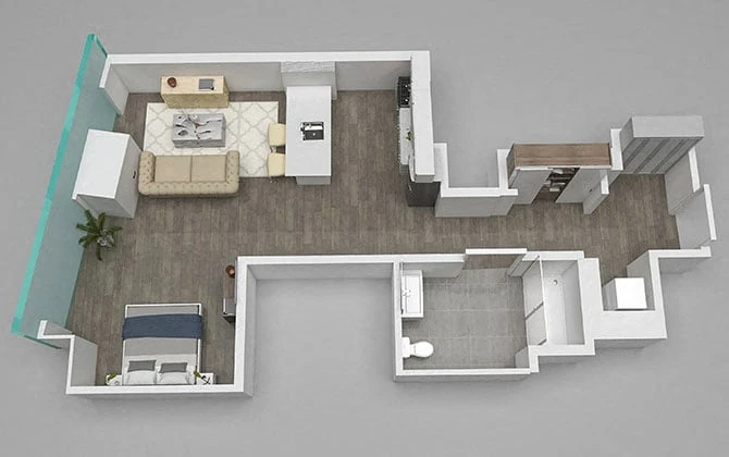 Unit 805 floor plan