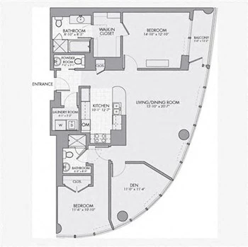 Unit 00-2908 floor plan