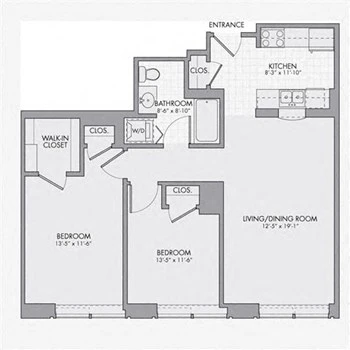 Unit 00-3110 floor plan
