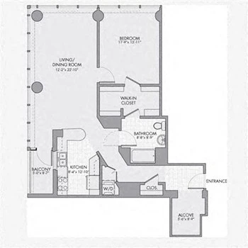 Unit 00-0603 floor plan