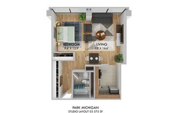 Unit 2703 floor plan