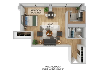 Unit 0605 floor plan