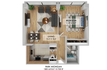 Unit 1610 floor plan