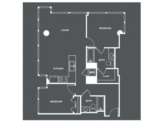 Unit 1601 floor plan