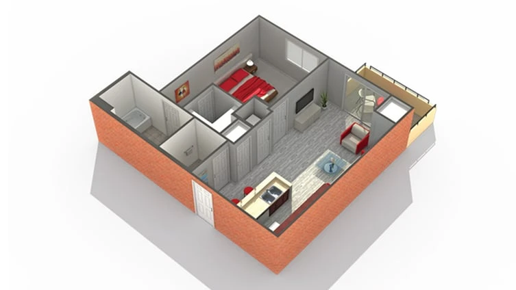 Unit 413 floor plan
