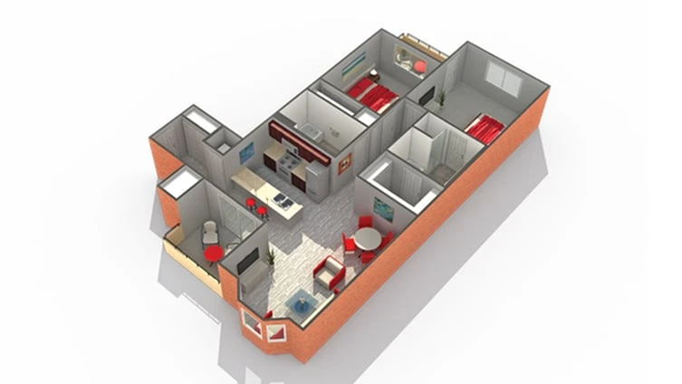 Unit 715 floor plan