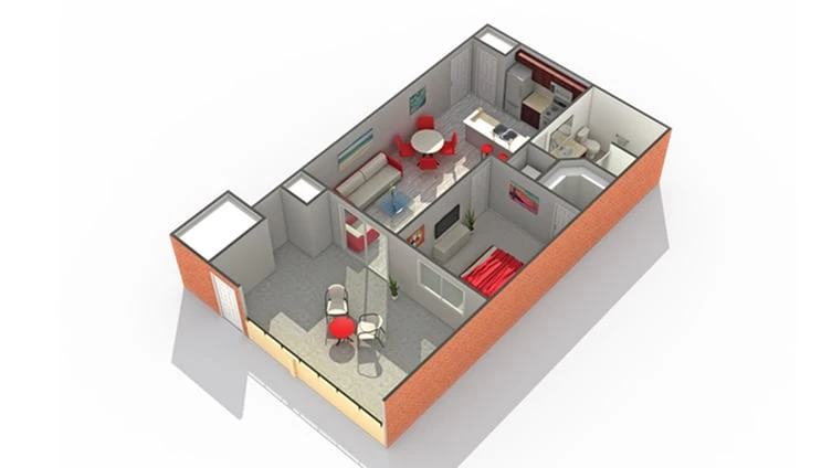 Unit 728 floor plan