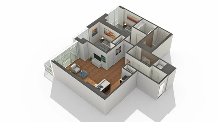 Unit 1808T floor plan