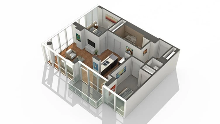 Unit 1111T floor plan