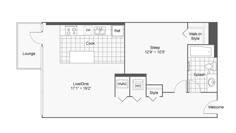 Unit 0202L floor plan