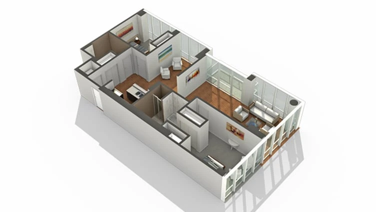 Unit 0906T floor plan
