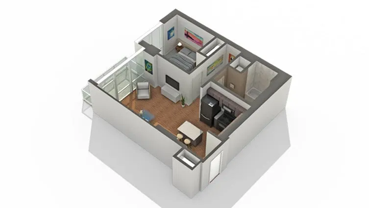 Unit 1810T floor plan