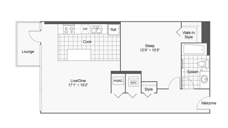 Unit 0402L floor plan