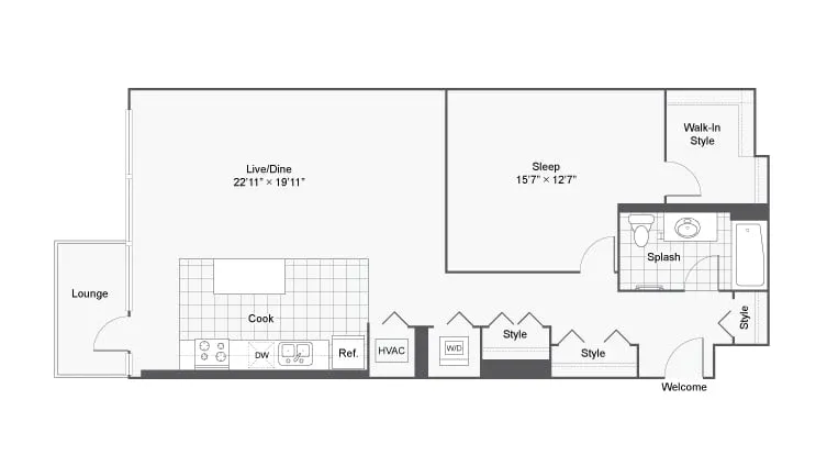 Unit 0301L floor plan