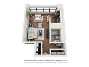 Unit 002106 floor plan