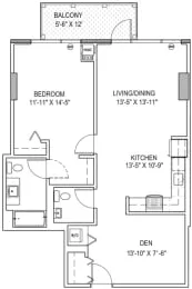 Unit 0811 floor plan