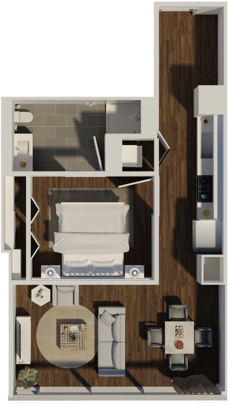 Unit 2104 floor plan