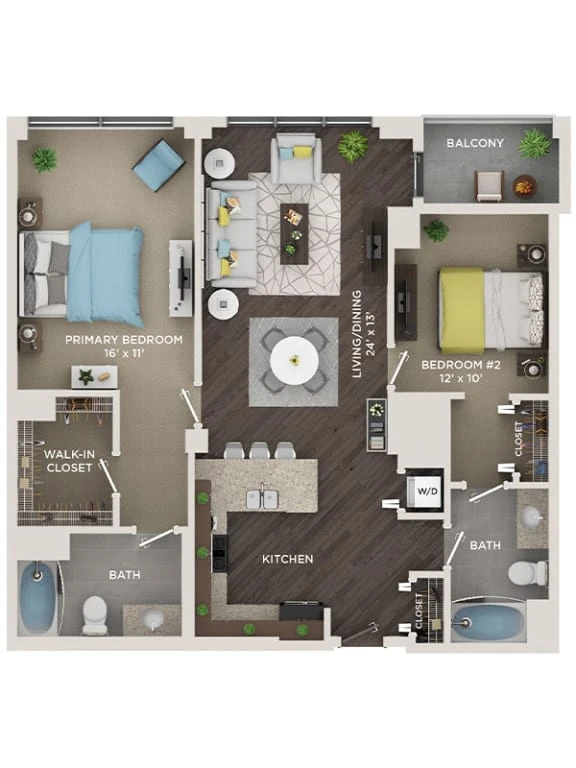 Unit 714 floor plan