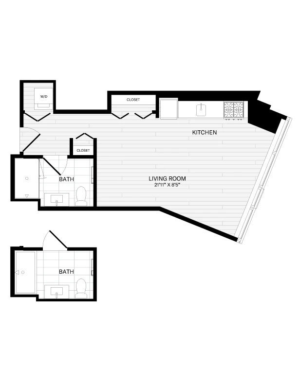 Unit 2418 floor plan